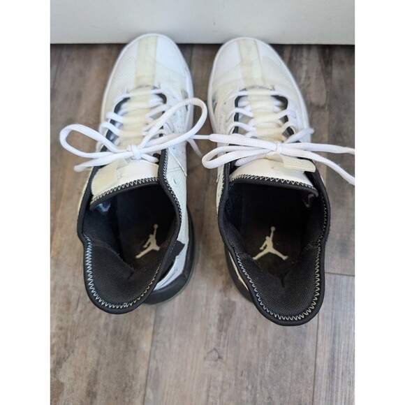 Jordan React Elevation TB Black Basketball Shoes Men's Size 9.5 Black White - Picture 7 of 7